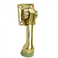 Butée de porte rétractable carrée mobile en laiton massif sans perçage, anti-collision, pour entrée, chambre, hôtel, cuisine