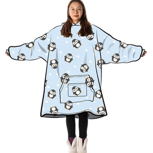 Sudadera con capucha tipo manta <span class=keywords><strong>de</strong></span> sherpa gruesa y extragrande <span class=keywords><strong>para</strong></span> mujer, ideal <span class=keywords><strong>para</strong></span> el invierno y el descanso - Product Image 6