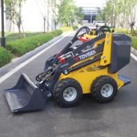 Niedriger Preis Kompakter hydraulischer Mini-Kompakt lader EPA-Motorrad-Frontlader Kleine Kompakt lader farm mit Schaufel