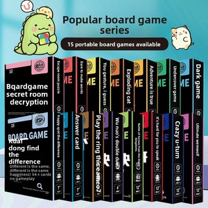 Jeu de cartes de société portable de poche, cartes en papier couché avec emballage en boîte colorée - Jeu de cartes Vérité ou Défi - Product Image 2