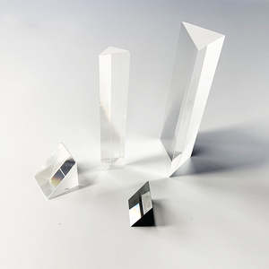 ปริซึมสามเหลี่ยมสำหรับการทดลองทางกายภาพแก้วนำแสง BK7/K9ขนาด50มม. ได้รับความนิยมสูงสุด - Product Image 2