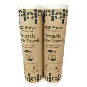 BSCI ISO9001 100% 에코 유기 대나무 섬유 주방 청소 천 빨 재사용 할 수없는 종이 타월 - Product Image 1
