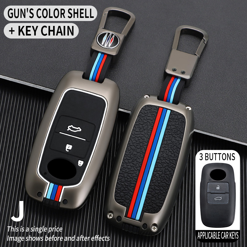 J Model Gun Coque simple 3 boutons + boucle courte