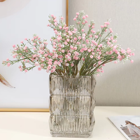 Buket Bunga Gypsophila Putih Buatan Berkualitas Tinggi, Sentuhan Asli Lateks, untuk Dekorasi Pernikahan, Rumah, dan Meja, Grosir