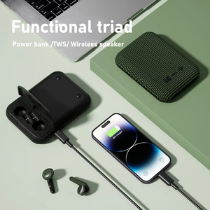 Kablosuz kulaklık ve powerbank 3 in 1 hoparlör ile taşınabilir mini hoparlör kablosuz <span class=keywords><strong>bluetooth</strong></span> hoparlör - Product Image 2