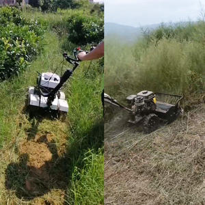 Chine usine haute qualité 4 temps tondeuse à gazon Robot puissant moteur à essence télécommande automatique fonction de tonte de pelouse - Product Image 6