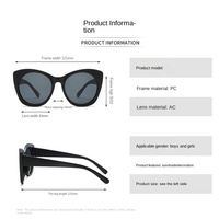 Lunettes de soleil pour enfants de haute qualité, mignonnes, style œil de chat, vente en gros, lunettes de soleil pour enfants, tendance, lunettes de soleil roses