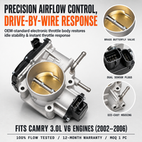 Corps de papillon électronique Wanray 22030-0A020 pour Camry Solara V6 3.0L 1MZ-FE 2002-2006 XV30 MCV30