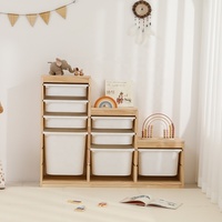 Estante de almacenamiento de juguetes Montessori para niños, muebles de habitación para niños, juguetes de madera, organizador de libros, estanterías, armarios
