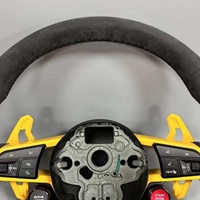 Volante de Alcantara Completo con Botón de Arranque de un Toque para Volkswagen GTI7 Golf MK7 Golf 7 7.5 GTI GOLF 6