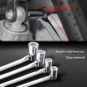 Ensemble d'outils manuels multifonctions pour la réparation domestique, automobile et industrielle, avec clés mixtes, cliquets et douilles - Product Image 3