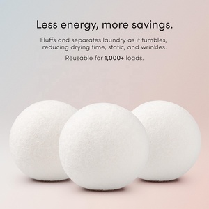 Best Selling Products 2024 New Trending in USA Private Label Organic Wool Dryer <b>Balls</b> for Laundry <b>Washing</b> <b>Machine</b> - Product Image 5