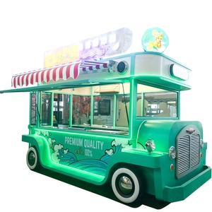 Customized Factory Price Food Truck Trailer Luxury Food Selling Cart Fast Food Car Dining Car - Product Image 1