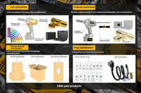 Ensembles d'outils électriques OEM ODM 12V 18V 21V Kits sans fil avec batterie au lithium et tournevis en matière plastique à guichet unique