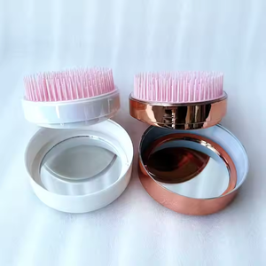 Của phụ nữ độc đáo bằng sáng chế thiết kế mini Tóc Lược thiết lập với trang điểm gương đệm và nhỏ gọn các tính năng làm bằng Nylon bàn chải - Product Image 6