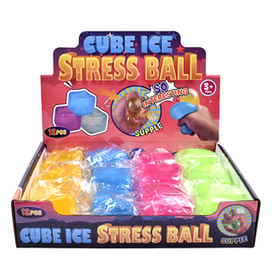 Cubo de Hielo TPR Squishy, Juguete Antiestrés de Simulación de Agua, Cubo de Hielo para Apretar - Product Image 5
