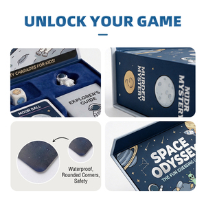 โลโก้แบบกำหนดเองสำหรับการพิมพ์บนกระดาษอาร์ต 320 กรัม เป็นมิตรกับสิ่งแวดล้อม ได้รับการรับรองมาตรฐาน FSC ลายปาร์ตี้สุดพิเศษแบบสองด้าน สำหรับครอบครัว บรรจุสองชิ้น - Product Image 3