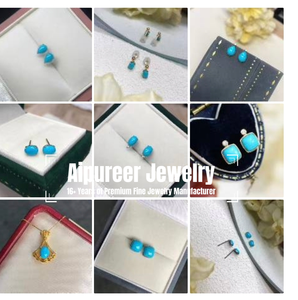 Boucles d'oreilles créoles à pampilles turquoise, laiton écologique plaqué or 18 carats, style bohème, longues chaînes, bijoux tendance pour femme, usage quotidien, décontracté, soirée - Product Image 5