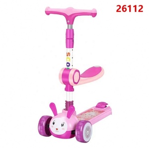 Trottinette pliable pour enfants <span class=keywords><strong>à</strong></span> 3 roues, cadre en alliage et plastique, hauteur réglable, avec repose-pieds, pour les enfants de 2 <span class=keywords><strong>à</strong></span> 12 ans - Product Image 6