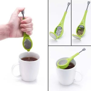 Infusor de té con émbolo incorporado, sabor saludable e intenso, bolsa de té reutilizable, colador de plástico para té y café, remujo, agita y prensa. - Product Image 2