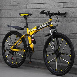 Самый популярный горный велосипед с регулируемой скоростью, велосипед с большими шинами, складной велосипед из углеродистой стали, горный велосипед