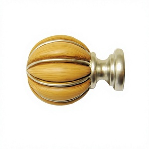 ปลายเสาแขวนผ้าม่านโลหะสำหรับตกแต่งหน้าต่าง ขายตรงจากโรงงาน - Product Image 2