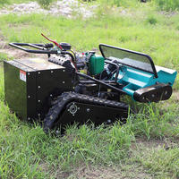 Mesin Pemotong Rumput Mini Robot RC Zero Turn Tanpa Kabel, Pintar, Berbahan Bakar Bensin, dengan Remote Control, Kustomisasi CE EPA dari Produsen
