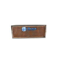 Catalyseur catalytique pour poêle à bois personnalisé 6"x2" en céramique alvéolée avec coque en acier inoxydable pour la découpe de cheminée