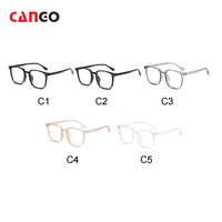 Lunettes carrées à lentille plate anti-lumière bleue Tendance et populaire