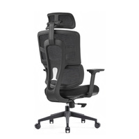 Chaise de bureau ergonomique de luxe moderne, pivotante, respirante et hautement élastique, personnalisable pour projets commerciaux et professionnels