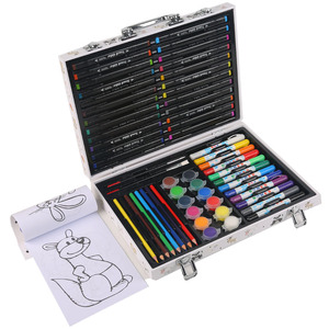 004絵の具アートセット絵の具用品カラフルな絵の具キットアーティストマーカー子供用ボックスアーティスト印刷アートセット - Product Image 3