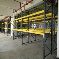Étagères métalliques robustes à 5 niveaux pour entrepôt frigorifique, revêtement époxy antirouille, équipement de stockage pour usine