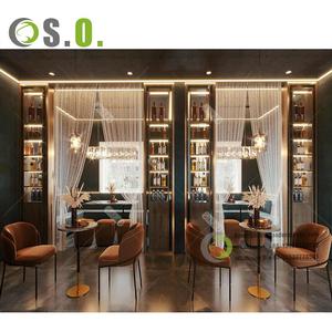 Personalizado de lujo moderno de cuero sintético KTV Hookah Bar sofá cabina muebles Premium Bar muebles conjuntos - Product Image 3