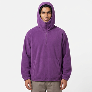 Balaclava à capuche unisexe personnalisée, OEMODM, masque d'hiver, techniques de teinture unie, universel pour hommes, balaclava, sweats à capuche pour hommes - Product Image 1