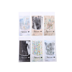 ชุดเดรสสั้นๆแผ่นสั้นๆ40แผ่น/แพ็คแผ่นวัสดุคู่สติกเกอร์แถบยาวกระสวยแสง - Product Image 5