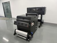 Impresora de Transferencia DTF A1-70cm, Máquina de Impresión DTF de 700mm con Sistema Automático de Reciclaje de Polvo para Impresión Textil en Camisetas