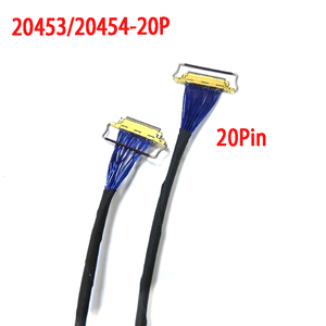 كابل EDP محوري فائق النحافة 20453/20454-20P بخطوة 0.5 مم و20 دبوس لشاشات LCD - Product Image 1