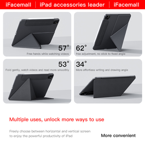 Ifacemall Siêu Mỏng Từ Đầy Đủ Bìa Trường Hợp Đối Với <span class=keywords><strong>iPad</strong></span> Pro 11 Silicone Da Máy Tính Bảng Trường Hợp Đối Với <span class=keywords><strong>iPad</strong></span> 11Inch 1/2/3/4th 2018 2022 - Product Image 6