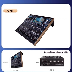 Chuyên Nghiệp DJ Hệ Thống Âm Thanh Âm Thanh Mixer 100Mm Động Cơ Fader Thiết Kế Mới Kỹ Thuật Số Sống Giao Diện Điều Khiển Mixer Âm Thanh Video Chiếu Sáng - Product Image 3