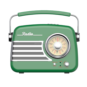 <span class=keywords><strong>Radio</strong></span> Portátil Eletree con Reproductor de Tarjeta TF USB Recargable, Estilo Retro Vintage con Esferas Grandes - Product Image 3