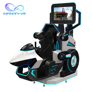 محاكاة الواقع الافتراضي Vr مقاتل VR درجة دوران لعبة طيران ديناميكية Vr طائرات اطلاق النار ثلاث وظائف في واحد - Product Image 2