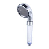 Douche à main monofonction haute pression PP tête en coton eau en plastique filtrée pour bain d'hôtel pommeau de douche à main pressurisé