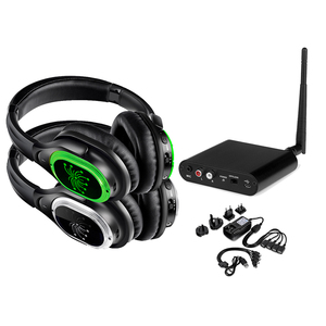 หูฟังไร้สายแบบครอบหู HIFI RF998B สำหรับงานปาร์ตี้ พร้อมไฟเรืองแสงสวยงาม - Product Image 3