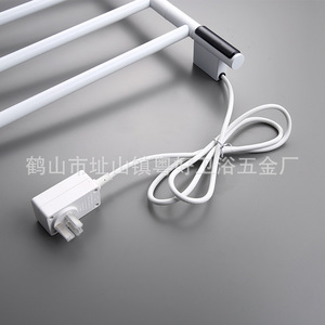 Toallero Eléctrico Inteligente Giratorio <span class=keywords><strong>de</strong></span> Acero Inoxidable y Fibra <span class=keywords><strong>de</strong></span> Carbono, <span class=keywords><strong>Secador</strong></span> <span class=keywords><strong>de</strong></span> <span class=keywords><strong>Toallas</strong></span> Calefactado para Baño y Uso Doméstico - Product Image 3