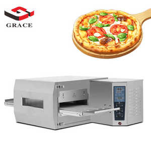 <span class=keywords><strong>Four</strong></span> à pizza industriel commercial électrique à convection de 32 po GRACE-Bande transporteuse en acier inoxydable - Product Image 3
