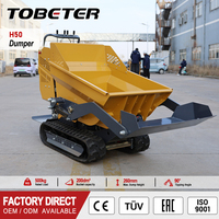 Dumper autochargeur de 500 kg pour travaux de construction avec moteur Briggs & Stratton 6,5 CV pour les acheteurs mondiaux Global Construction