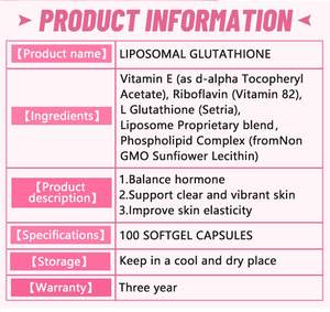 Winstown Produk Baru Liposomal Glutathione Nutrisi Lanjutan Meningkatkan Detoksifikasi Mencerahkan Meratakan Kulit Memutihkan Kolagen Kapsul Lunak - Product Image 4