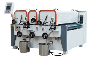 木工機械木製家具フローリング2ローラー精密コーターローラーコーティング機 - Product Image 5