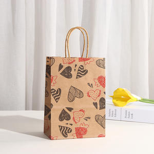Best Seller Biodegradable Recycle Papier Take Away <b>Brown</b> Pink Kraft <b>Paper</b> <b>Bag</b> Custom Print Logo Low MOQ From Vietnamese Brand - Product Image 2