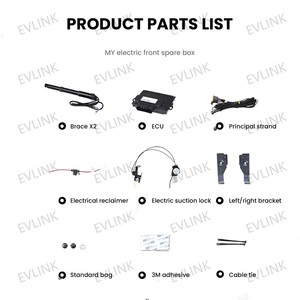 Couvercle avant électrique pour <span class=keywords><strong>Tesla</strong></span> <span class=keywords><strong>Model</strong></span> <span class=keywords><strong>3</strong></span> <span class=keywords><strong>Model</strong></span> Y <span class=keywords><strong>Model</strong></span> <span class=keywords><strong>3</strong></span> Highland Plus Version Ouverture automatique Ascenseur Télécommande <span class=keywords><strong>Coffre</strong></span> avant - Product Image 2
